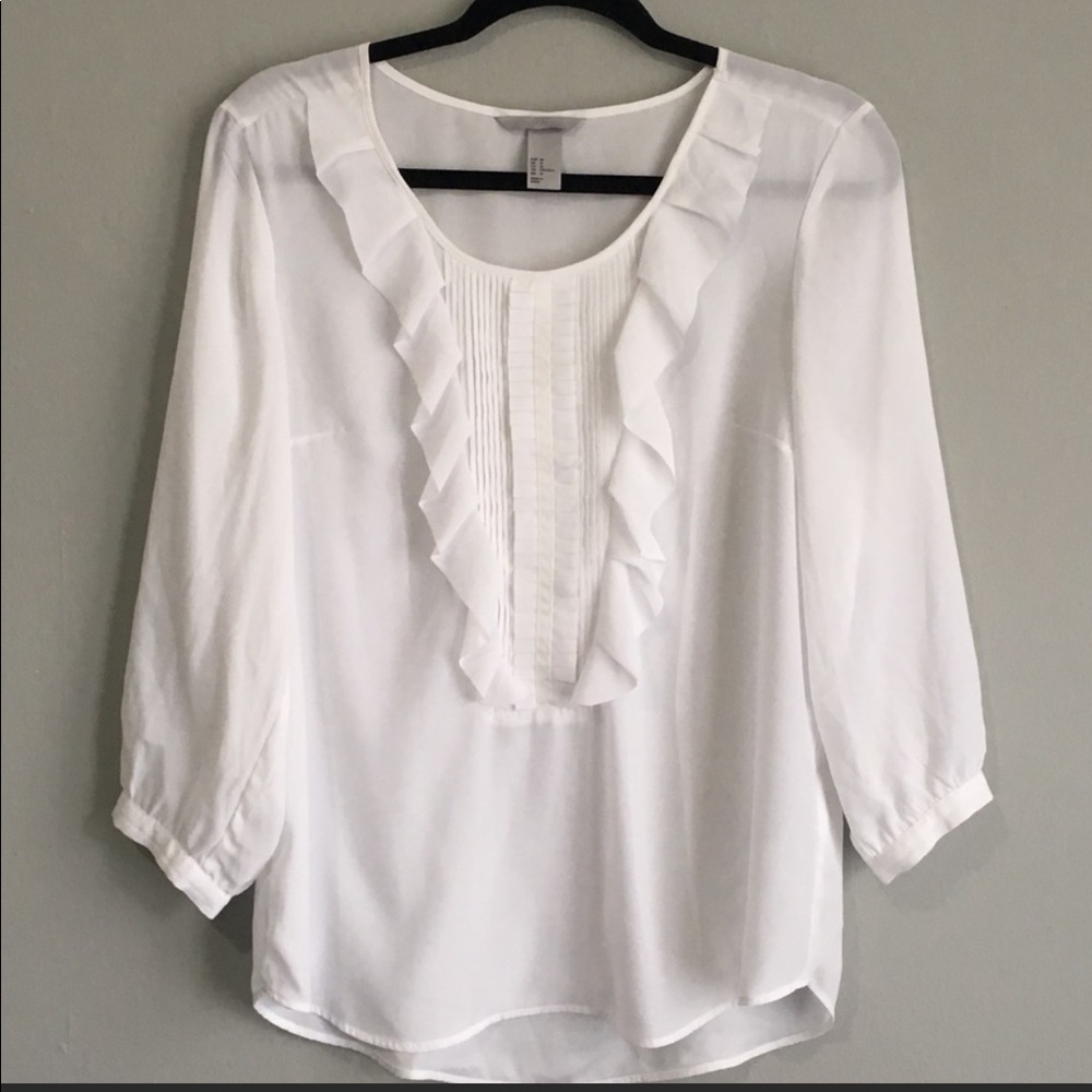 H&M shirt with ruffle